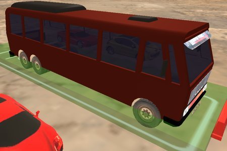 Estacionamento de Ônibus Extremo 3D