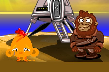 Monkey GO Happy: Stage 453 -- Planeta dos Macacos